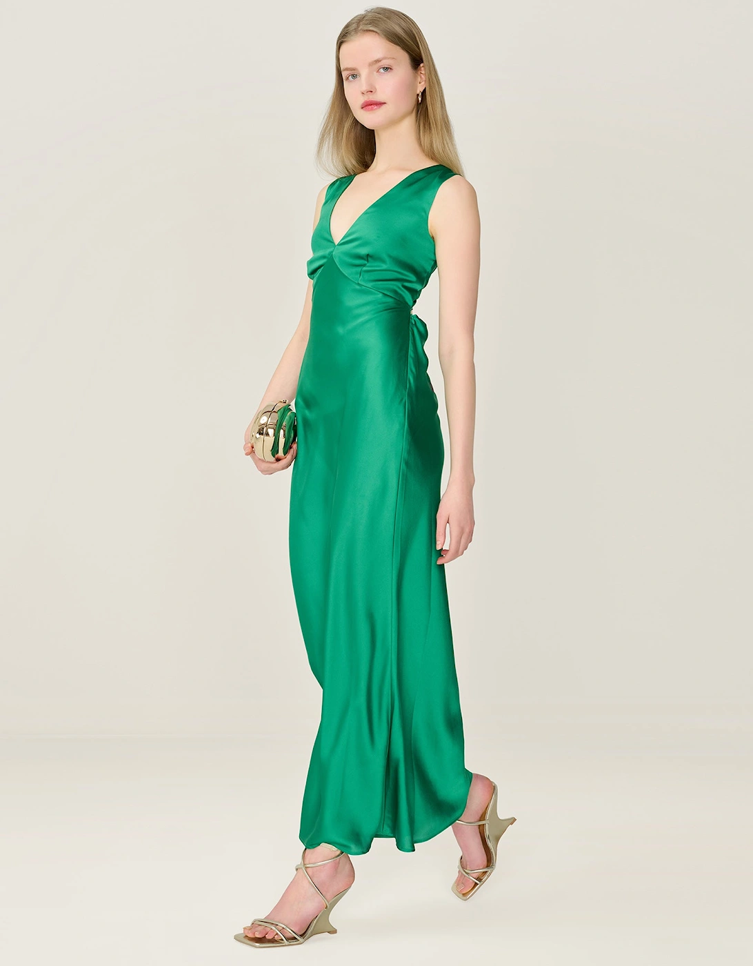Nova Dress in Emerald Green