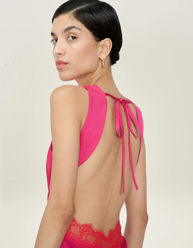 Aurelia Dress in Raspberry / Red