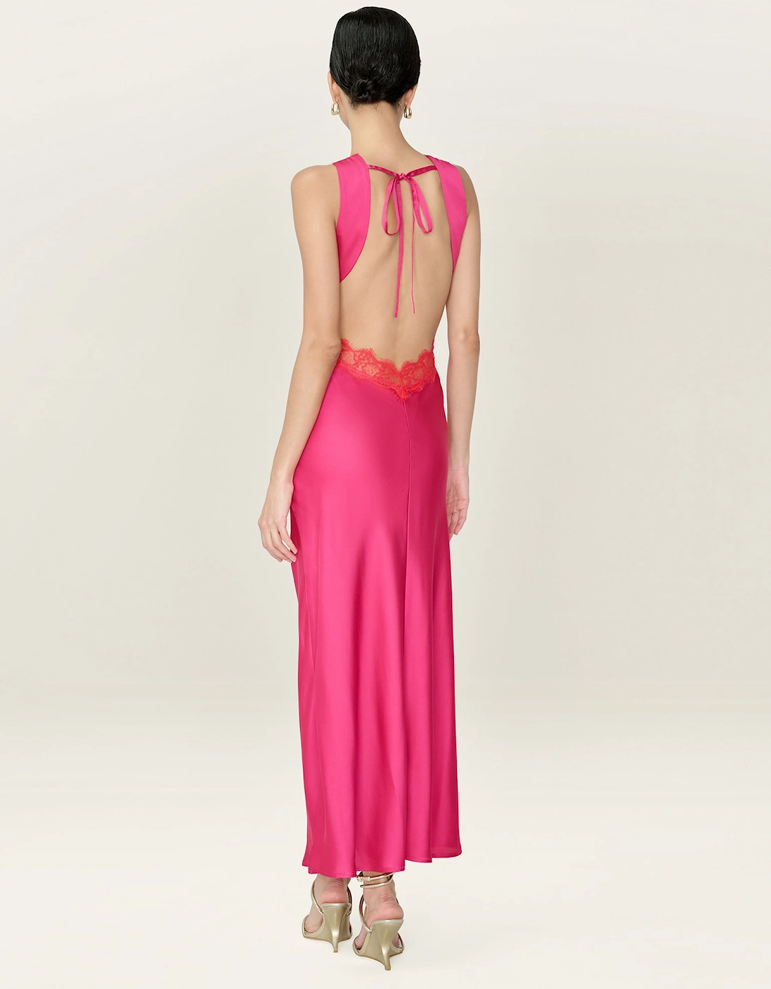 Aurelia Dress in Raspberry / Red