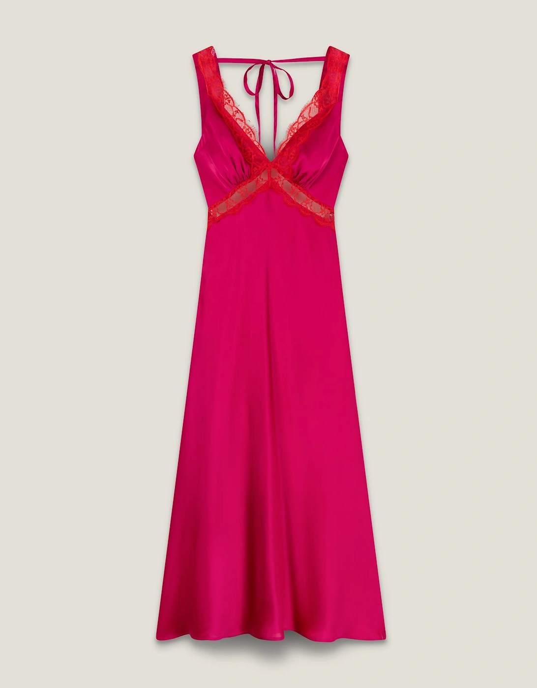Aurelia Dress in Raspberry / Red