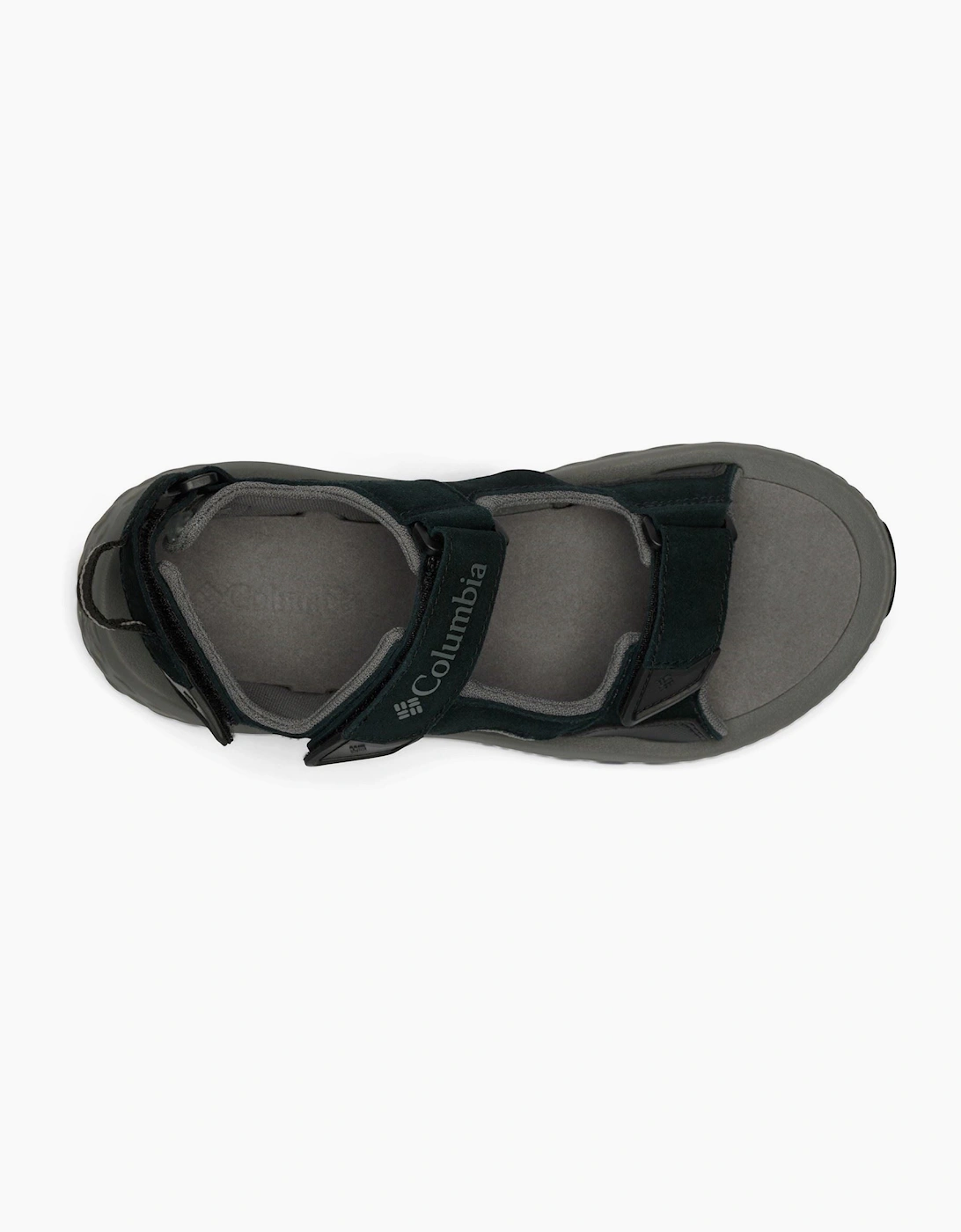 Konos Hiker 3-Strap Polyester Men's Black Sandals