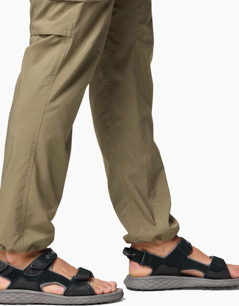 Konos Hiker 3-Strap Polyester Men's Black Sandals