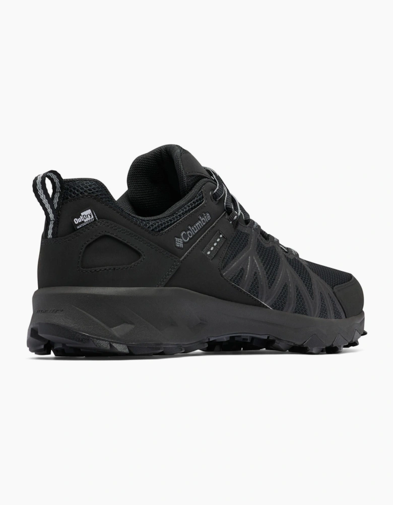 Peakfreak II Outdry Polyester Men's Black Hiking Shoes