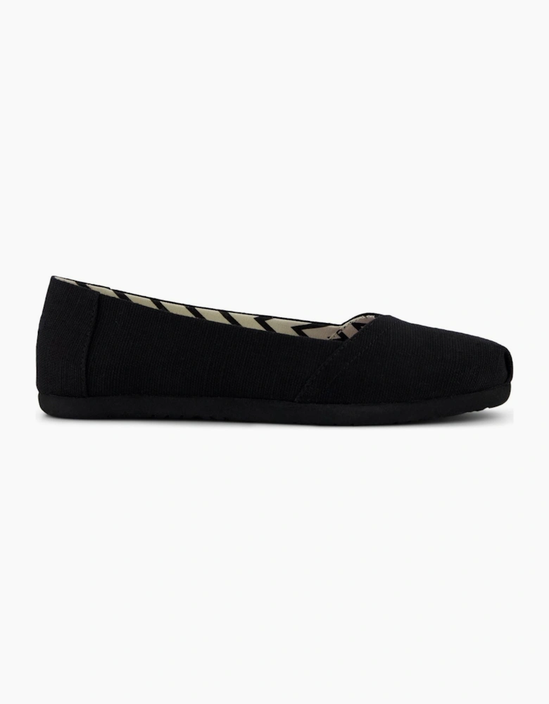 Alpargata Textile Women's Black Shoes
