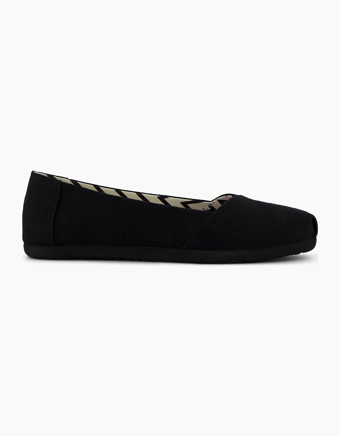 Women's TOMS Alpargata Textile Women's Black Shoes - Size: 4