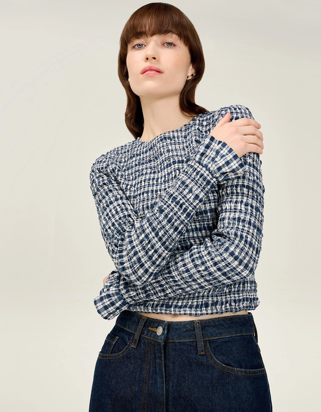 Gianna Check Top, 7 of 6