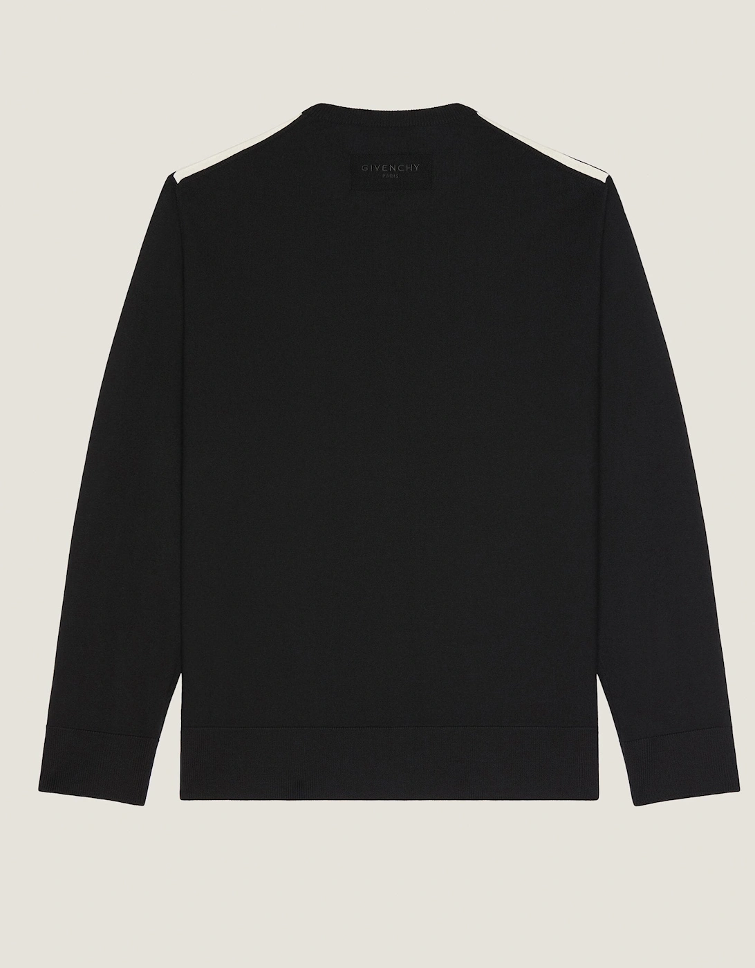 Branded Wool Sweater Black