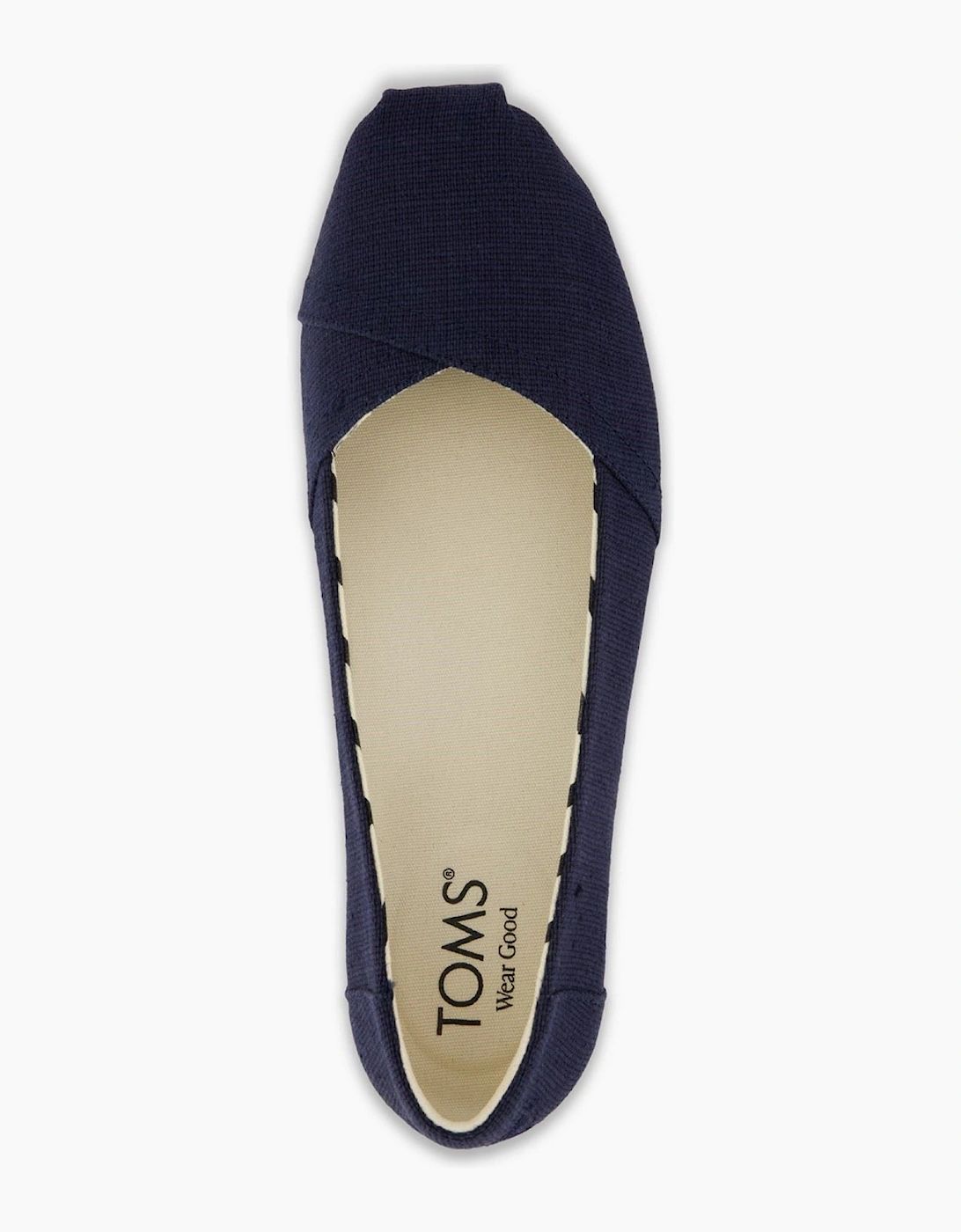 Alpargata Textile Women's Navy Shoes, 3 of 2
