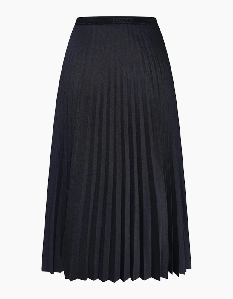 Elasticated Waist Flowing Pleated Skirt