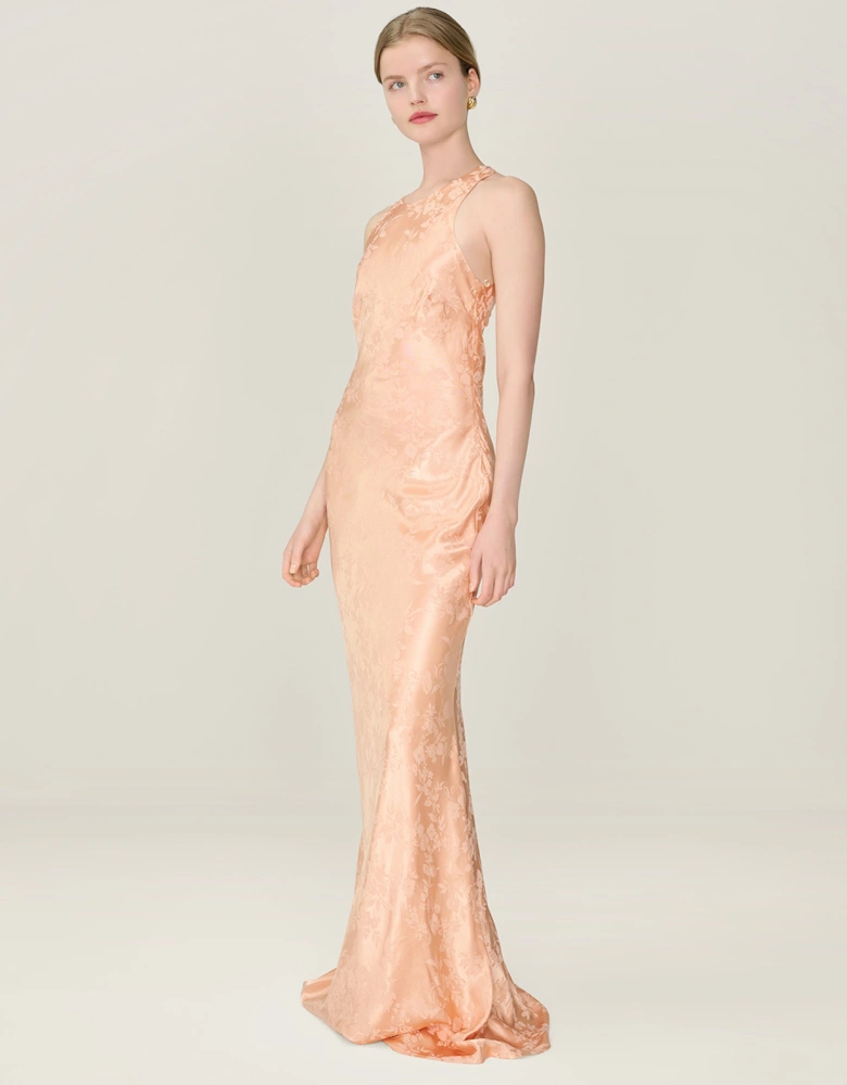 Jai Jacquard Dress in Prairie Sunset