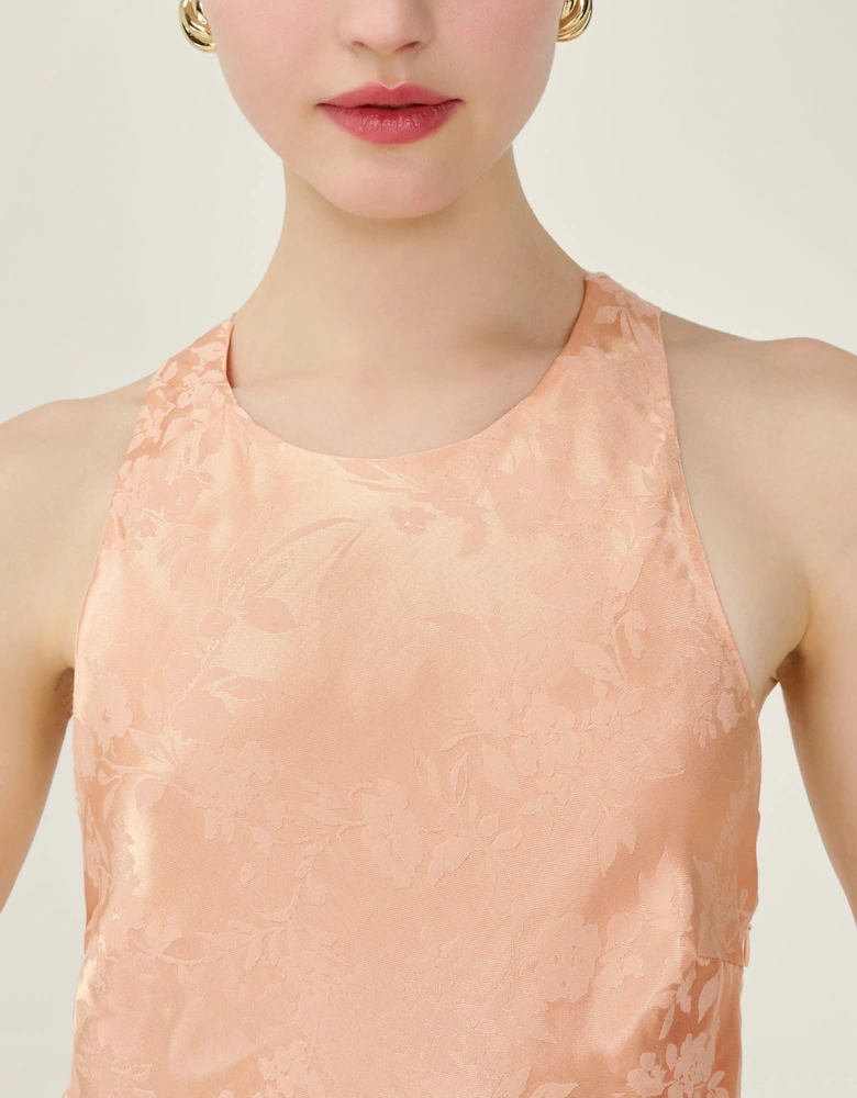 Jai Jacquard Dress in Prairie Sunset