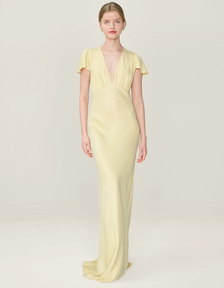 Fai Dress in Double Cream