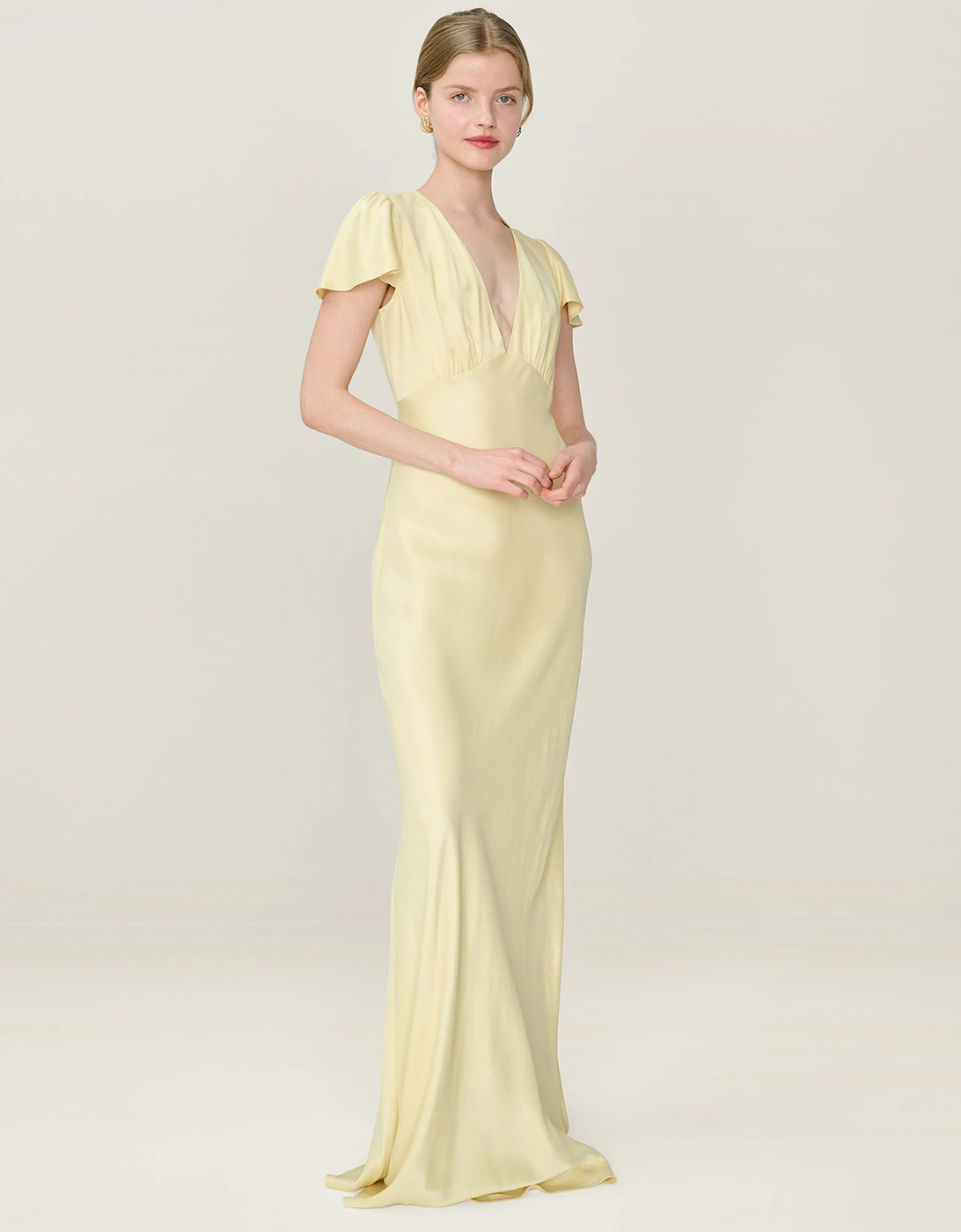 Fai Dress in Double Cream