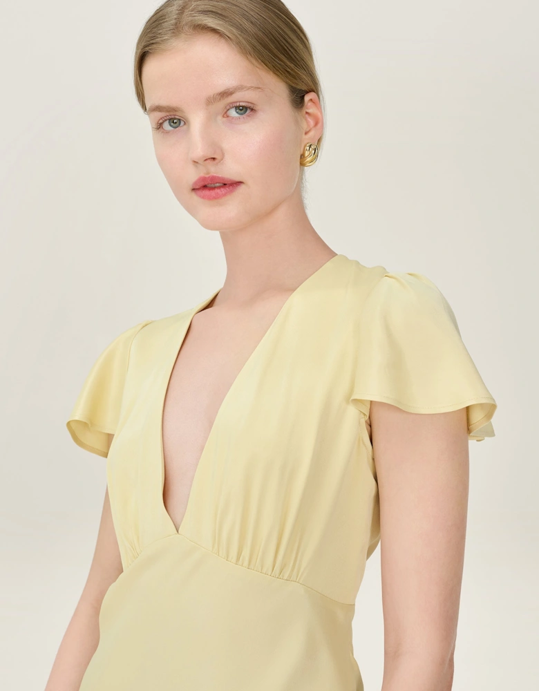 Fai Dress in Double Cream