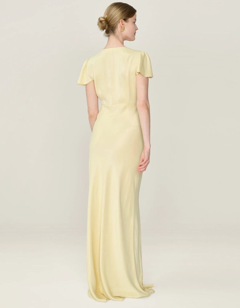 Fai Dress in Double Cream