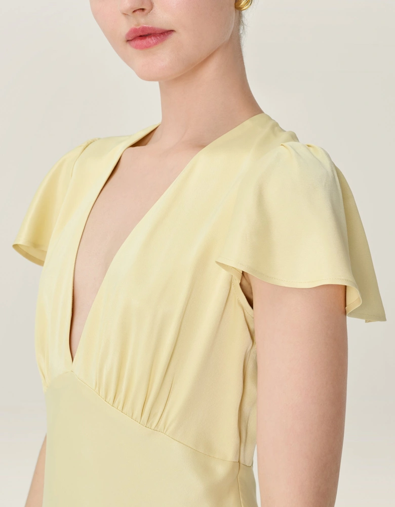 Fai Dress in Double Cream