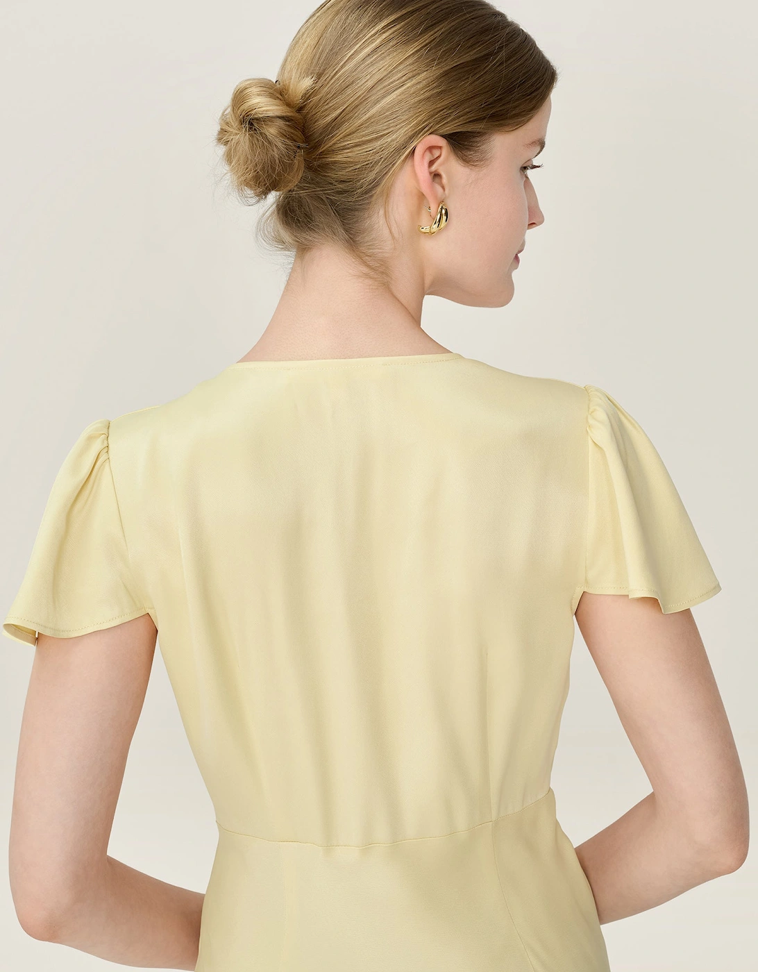 Fai Dress in Double Cream