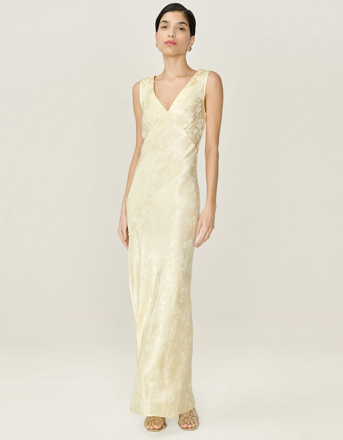 Iris Jacquard Dress in Double Cream, 8 of 7