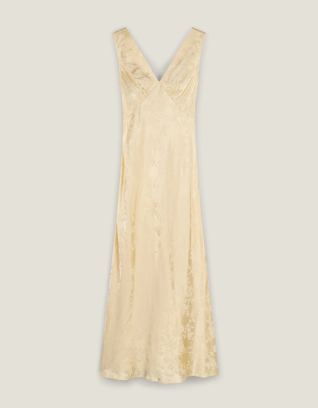 Iris Jacquard Dress in Double Cream