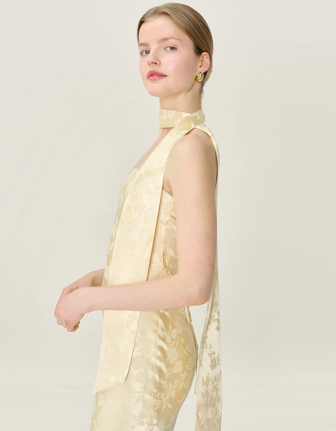 Scarlett Scarf in Double Cream