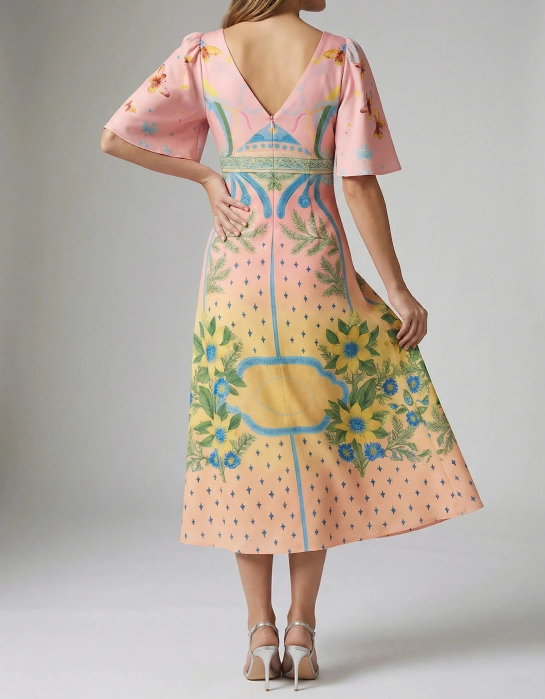 Camile V Shaped Dress