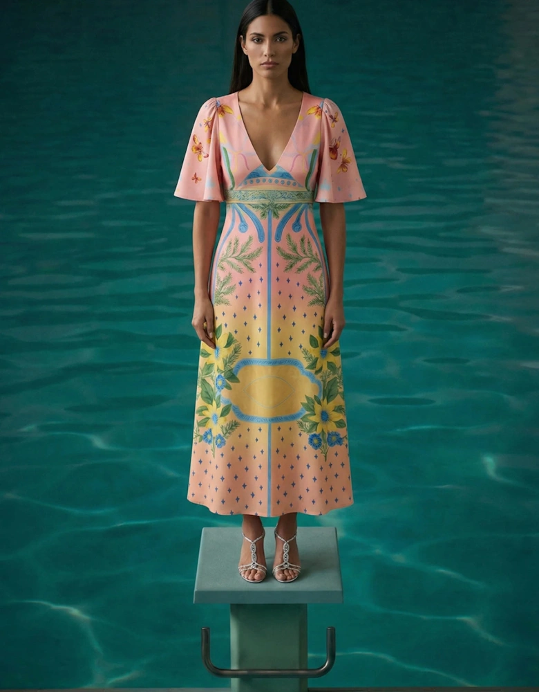 Camile V Shaped Dress