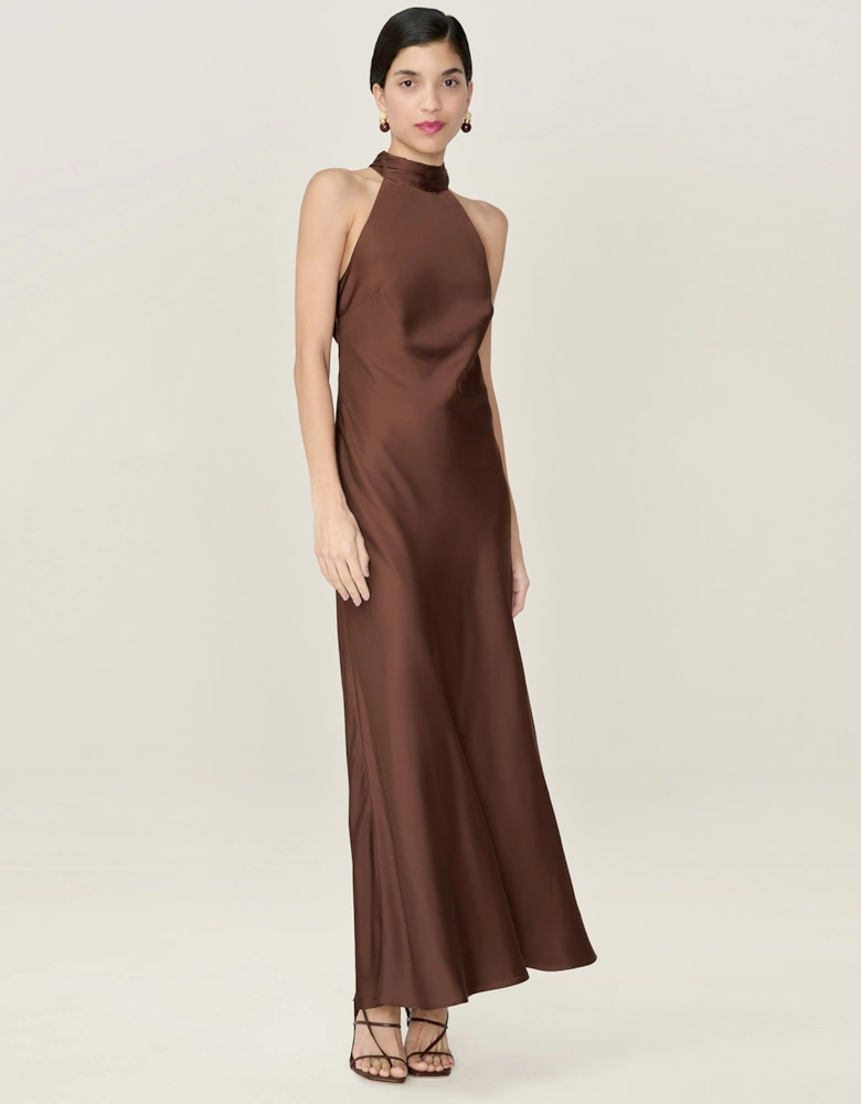 Seychelles Dress in Chocolate