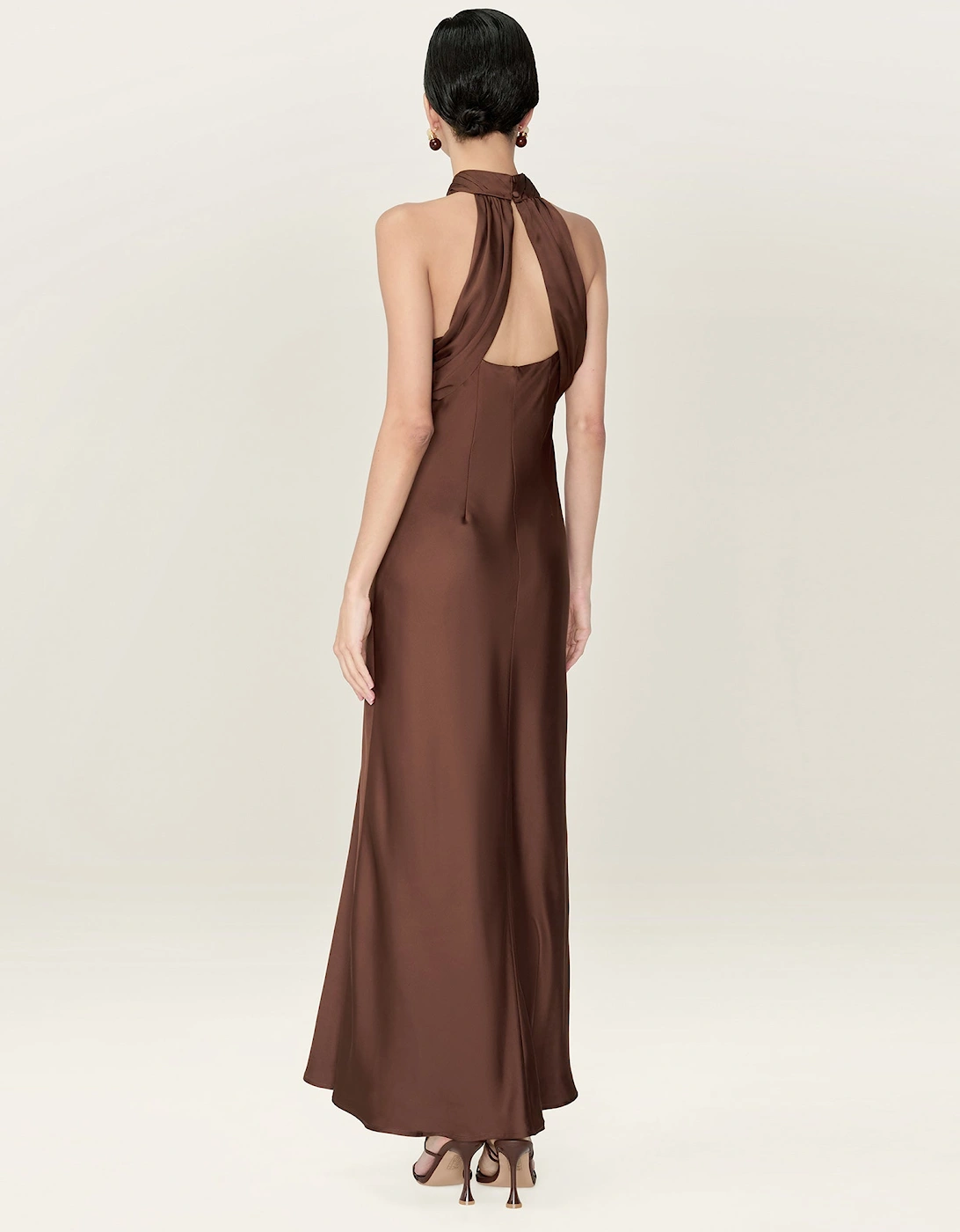 Seychelles Dress in Chocolate