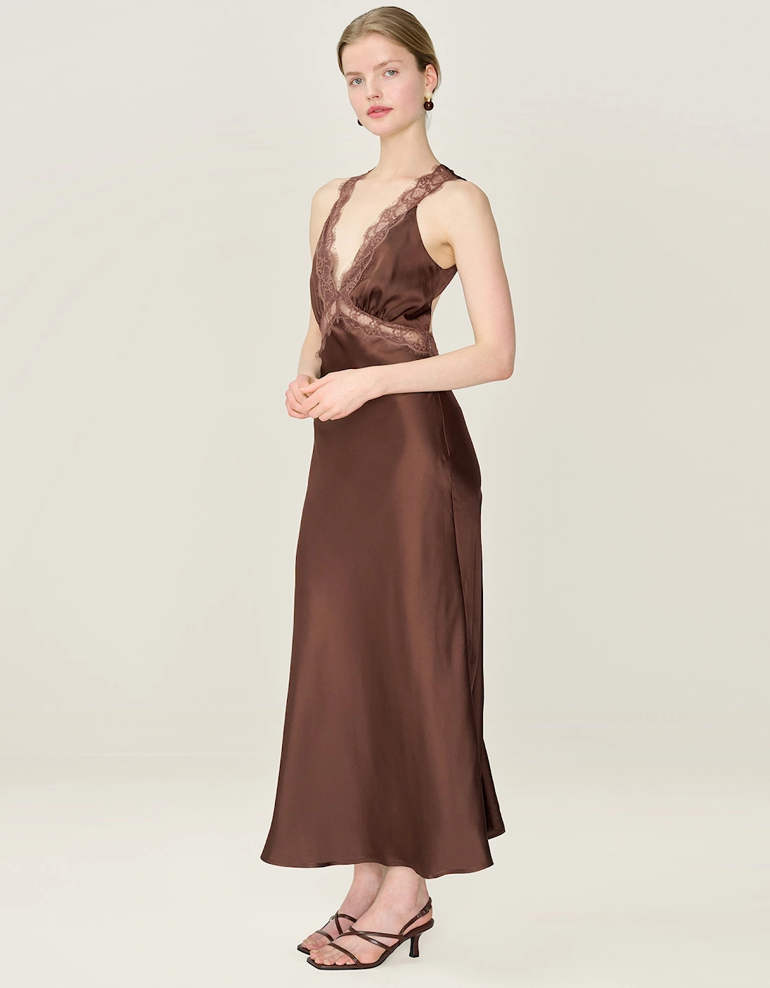 Aurelia Dress in Chocolate
