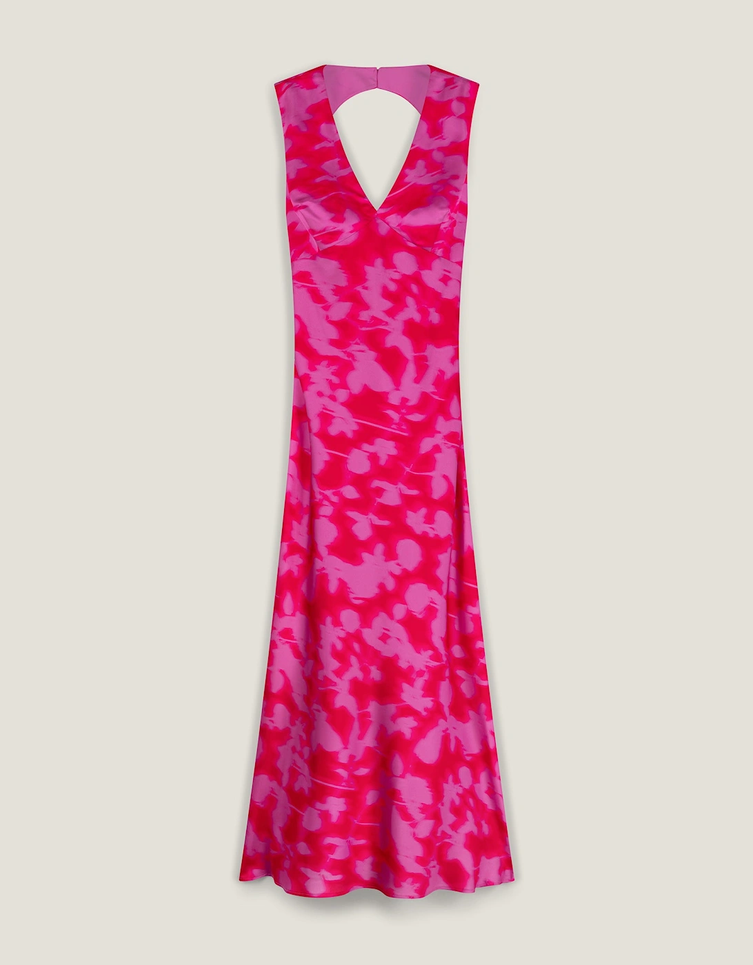 Nova Dress in Blurred Floral Magenta
