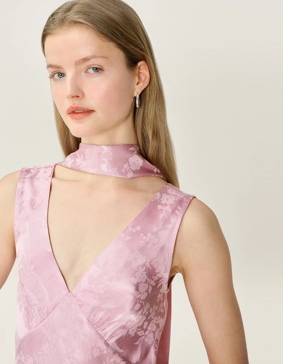 Scarlett Scarf in Bleached Mauve