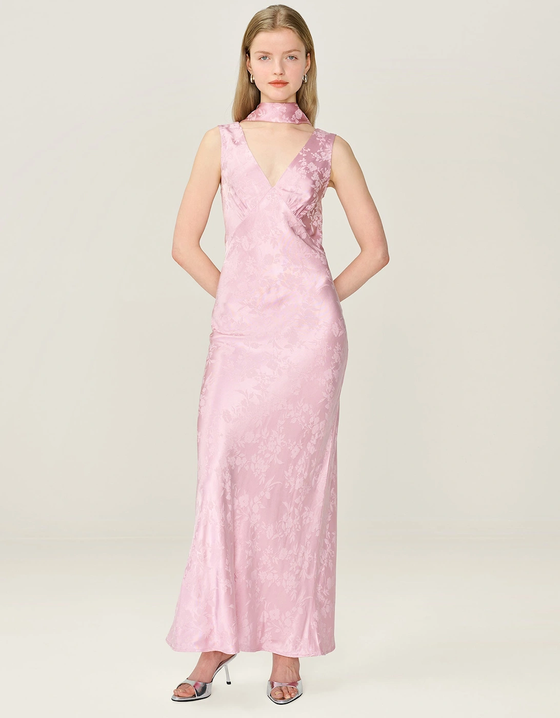 Scarlett Scarf in Bleached Mauve