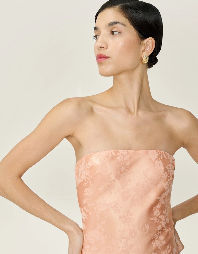 Amdra Jacquard Dress in Prairie Sunset