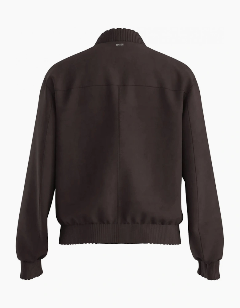 H Muller Leather Jacket Brown