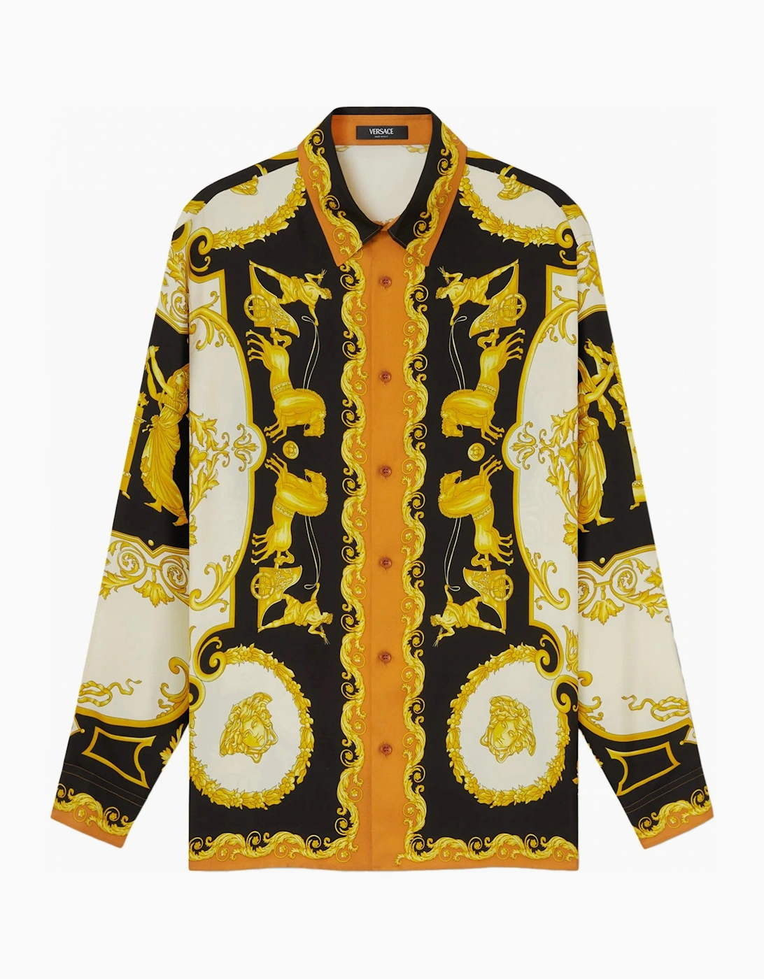 Hall Of Heros Silk Shirt Black, 6 of 5