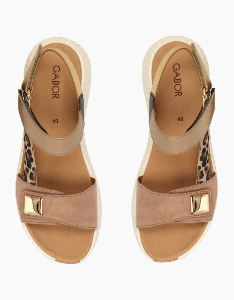 Gifted Womens Wedge Heel Sandals
