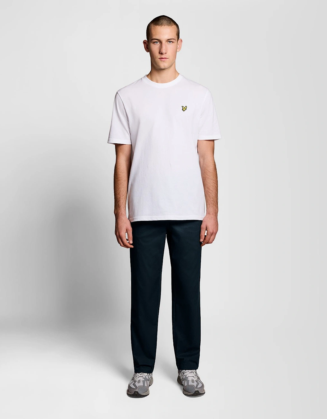 Lyle And Scott Men's Black Everyday Straight Leg Trousers - Size: 35/34
