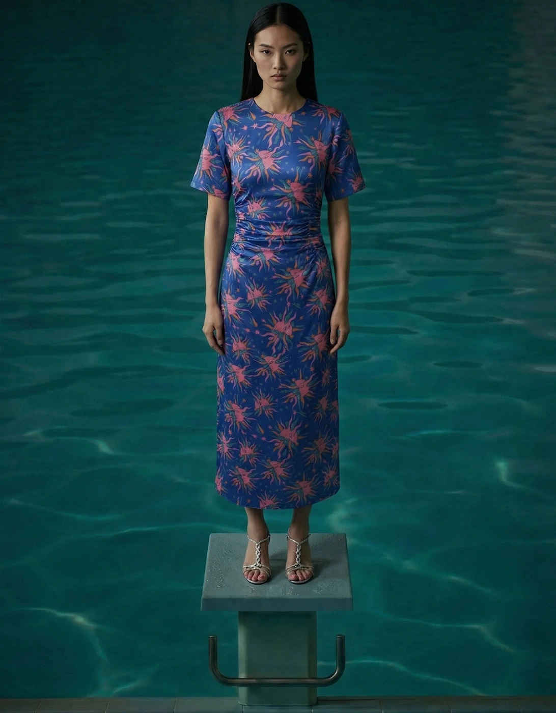 Daphne Rose Blue Vintage Dress