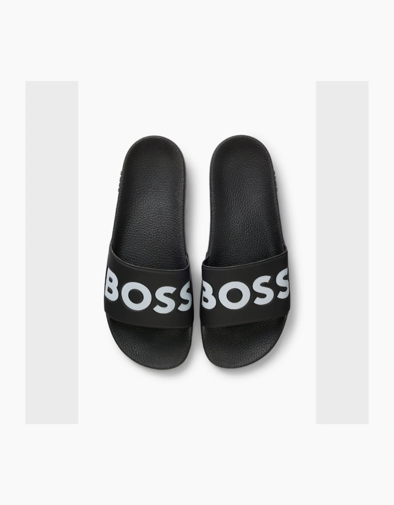 Aryeh Italian Made Slides with Large Logo Detail - Aryeh Sliders