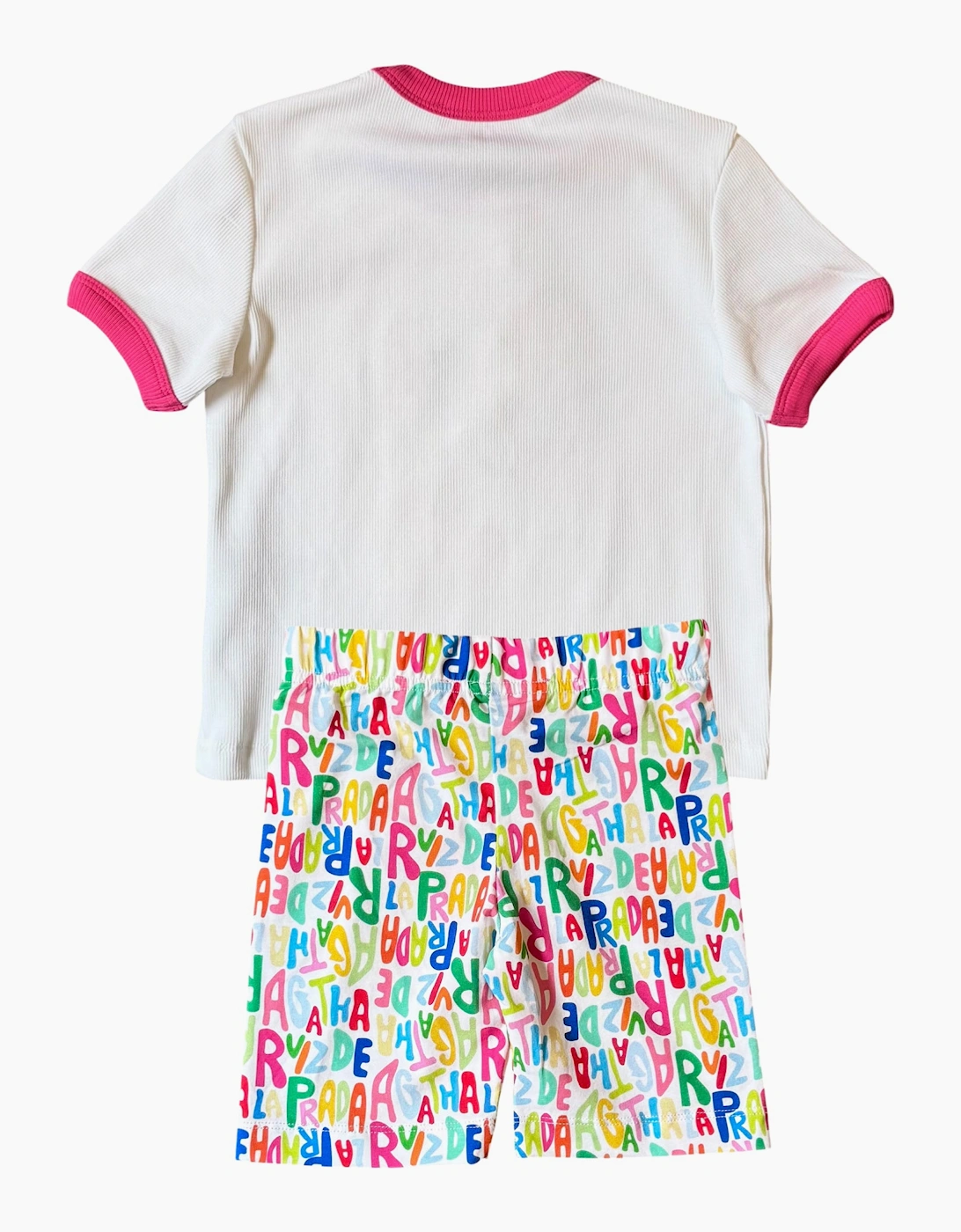 Girls Multicoloured Logo Bicycle Short Set