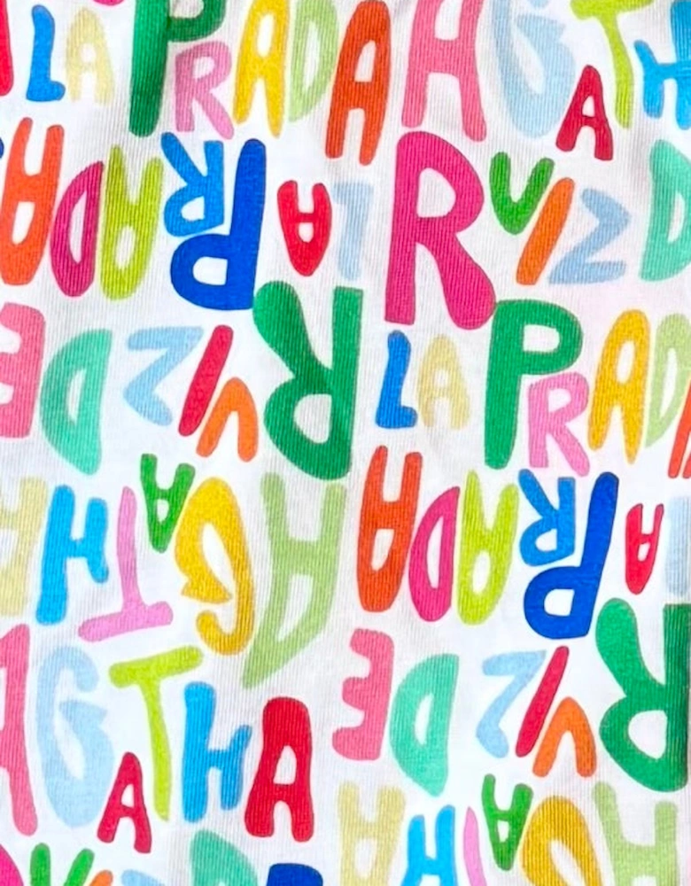 Girls Multicoloured Logo Bicycle Short Set