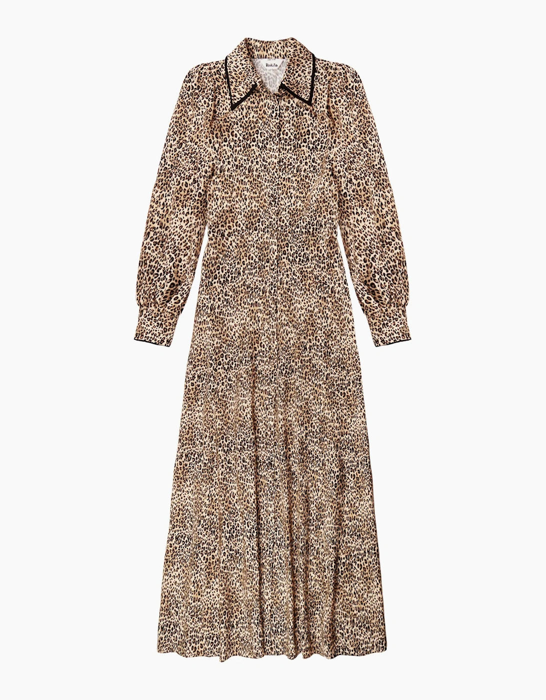 Leopard-Print Shirt Dress