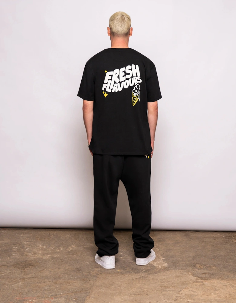 Fresh Couture Fresh Flavours Joggers - Black/Yellow