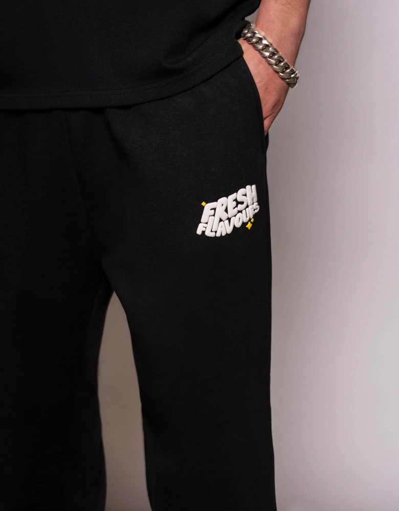 Fresh Couture Fresh Flavours Joggers - Black/Yellow