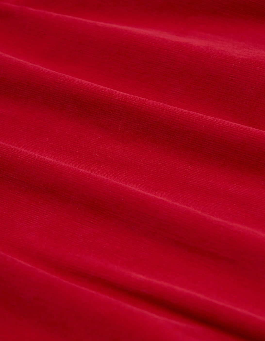 Red Baby Cord Mini Dress