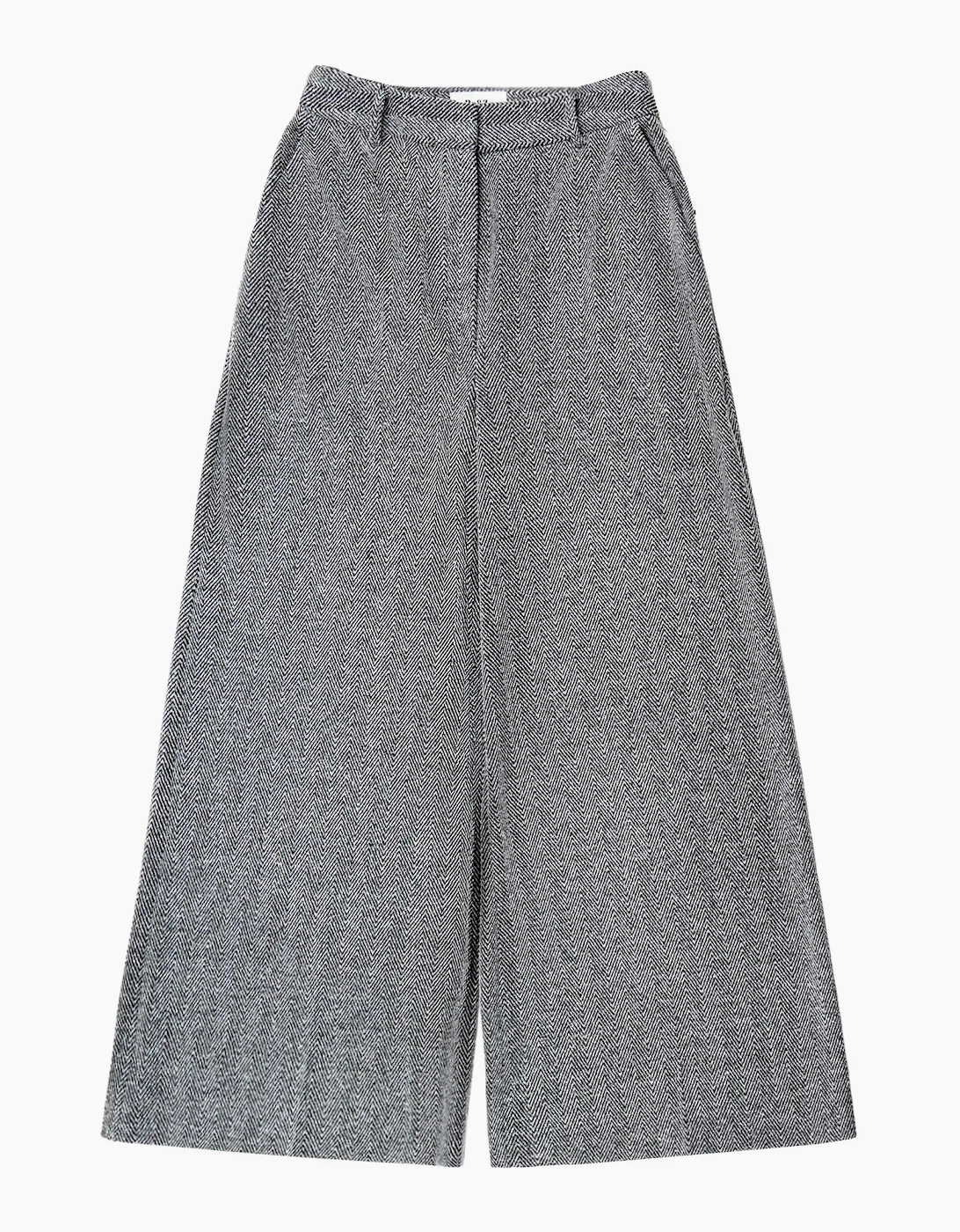 Grey Herringbone Culottes, 8 of 7