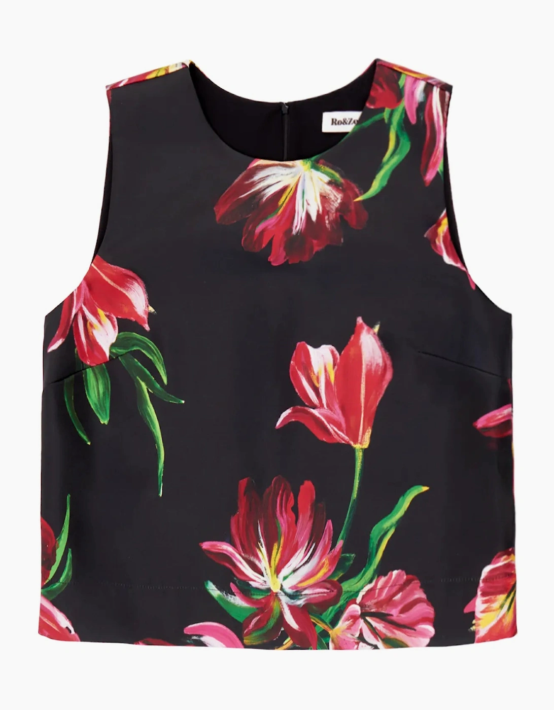 Hand Painted Tulip Shell Top, 7 of 6