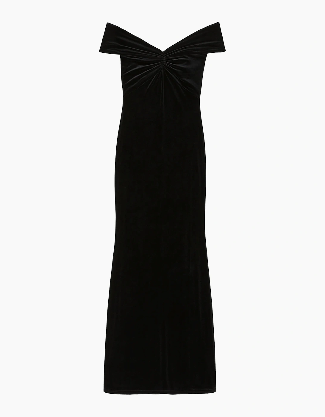 Lia Black Velvet Off The Shoulder Dress