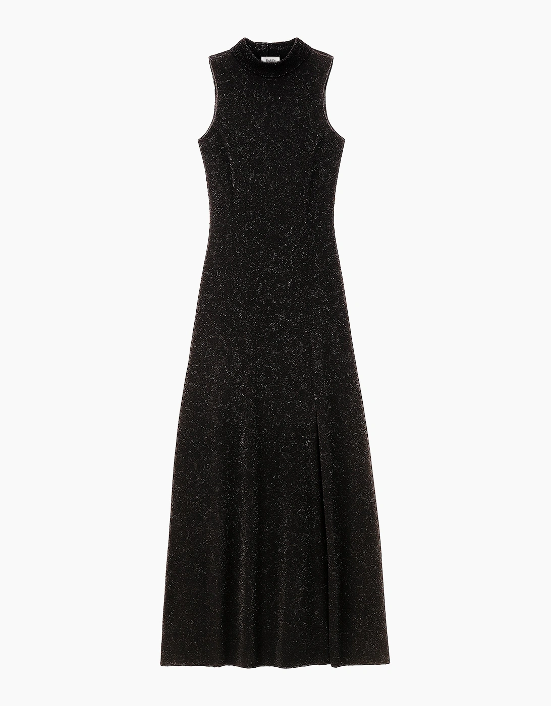 Petite Carrie Black Sparkle Ponte Dress, 6 of 5