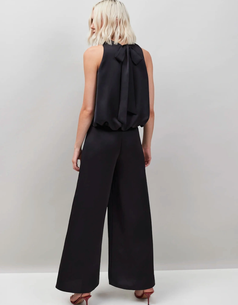 Black Satin Trousers